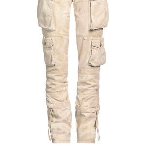 The Attico Cream Cargos